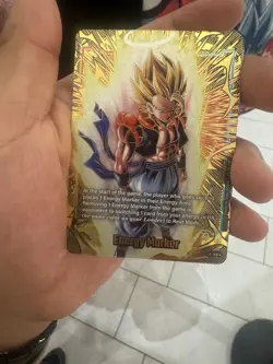 Dragon Ball Super Card Game 2nd Anniversary GOLD Energy Marker E-129 SSJ Gogeta - Image 2