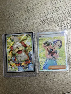 Perrin - 220/167 - SV06 & Hisuian Growlithe 181/167 Holo Perrin NM Pokemon Card - Image 1