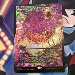 Bloodline Bidding Showcase Foil Lorwyn Eclipsed Card #0385 MTG LP - Image 1