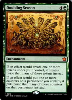 Doubling Season M Foundations 216 NM - Image 1