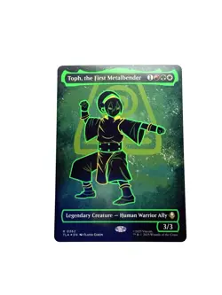 Toph, the First Metalbender (Borderless) (Neon Ink Foil) Avatar NM - Image 1