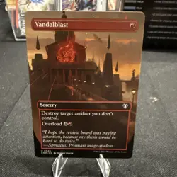 Vandalblast (Borderless) 646 NM Normal U Commander Masters MTG - Image 1