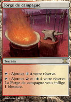 mtg magic x e edition 10 battlefield forge FRENCH vf fr forge de campagne - Image 1
