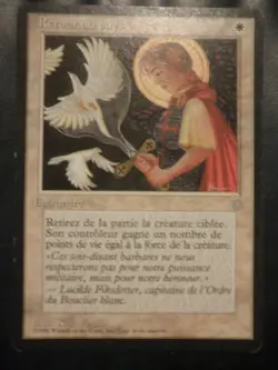 mtg magic swords to plowshares ice age FRENCH vf fr retour au pays ere glaciaire - Image 1