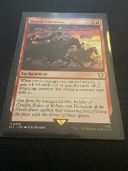 Shared Animosity Commander: the Lord of the Rings MTG Regular Moderately Played - Image 1