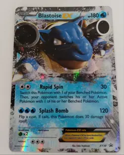Pokemon Blastoise EX Promo Trading Card XY Promos XY30 Holo TCG #Live - Image 1