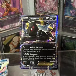 Pokemon Umbreon EX Ultra Rare 55/124 Fates Collide - Image 1