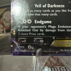 Pokemon Umbreon EX Ultra Rare 55/124 Fates Collide - Image 5