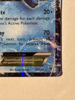 Glaceon EX 20/124 Fates Collide Holo Pokemon TCG MP - Image 4