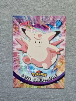 Clefable #36 1999 Topps Pokemon TV Animation Edition Series 1 Blue Logo - Image 1