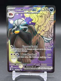 Arven's Mabosstiff ex (218/182) Sv10: Destined Rivals Ultra Rare Pokemon TCG (A) - Image 1