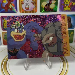 Pokemon Sticker Rare Vintage Vending Machine Holo prism Nintendo 2000 Nintendo - Image 2