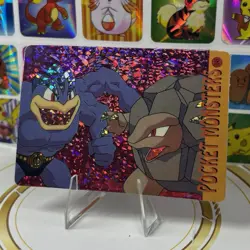 Pokemon Sticker Rare Vintage Vending Machine Holo prism Nintendo 2000 Nintendo - Image 3