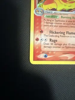 Typhlosion 17/115 STAMPED UNSEEN FORCES - HOLO POKEMON - NM - Image 2