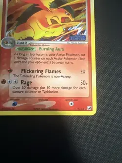 Typhlosion 17/115 STAMPED UNSEEN FORCES - HOLO POKEMON - NM - Image 3