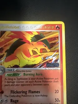 Typhlosion 17/115 STAMPED UNSEEN FORCES - HOLO POKEMON - NM - Image 4