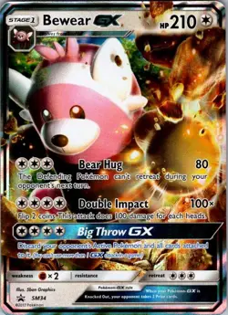 Pokemon | SMP | Bewear GX| SM34 | NM Holo - Image 1