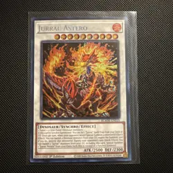 Yugioh Jurrac Astero BLMM-EN018 1st Edition Secret Rare NM - Image 1