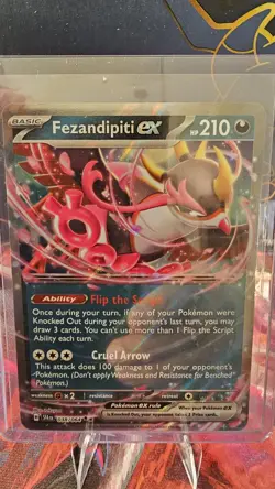 Fezandipity ex 038/064 Double Rare Pokemon TCG Card Shrouded Fable - Image 1