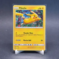 McDonald's 2016 Pokemon TCG Pikachu Promo Card 5/12 Holo LP - Image 1