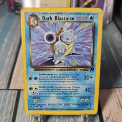 Dark Blastoise 20/82 Team Rocket Non-Holo Rare Pokemon Card TCG HP - Image 1