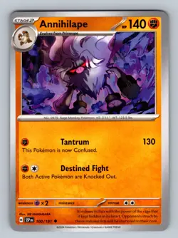 Annihilape 100/191 Uncommon SV08: Surging Sparks NM Pokemon TCG - Image 1