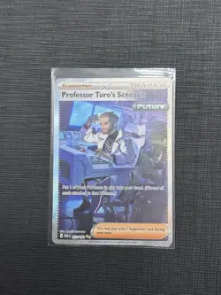 Pokemon TCG Professor Turos Scenario Paradox Rift 257/182 Holo Special... - Image 1