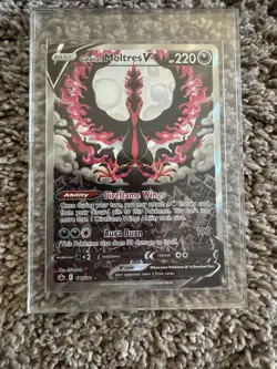Pokemon Galarian Moltres V Full Art Ultra Rare Holo 177/198 Chilling Reign - Image 1