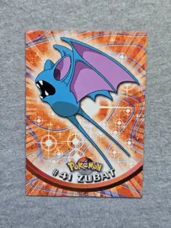 Zubat #41 Pokemon 1999 Topps TV Animation Edition Series 1 Blue Logo - Image 1