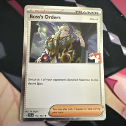 Boss's Orders Ghetsis Holo Pokemon Prize Pack Series 4 Promo Pokemon Card NM - Image 1