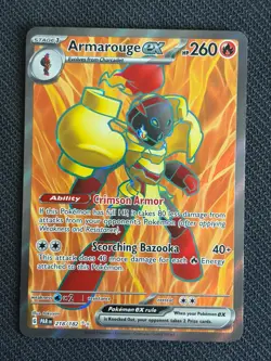 Armarouge ex 218/182- Paradox Rift~ Pokemon TCG- NM - Image 1