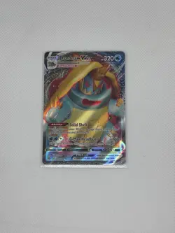 2020 Pokemon SWSH Champion's Path Drednaw VMAX Holo #015/073 Excellent SLEEVED - Image 1