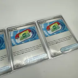 Poke Pad 198/217 Ascended Heroes Pokemon Trainer Play Set Of x3 Mint/NM - Image 3