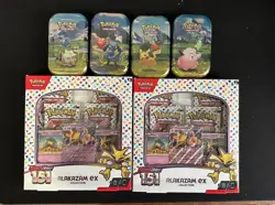 Pokemon Scarlet Violet 151 Ex Collection and Ascended Heroes Mini Tin Lot - Image 1