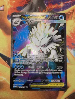 Mega Abomasnow ex 157/132 Pokemon TCG Mega Evolution Full Art Near Mint - Image 1