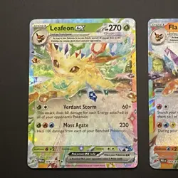 Pokemon Prismatic Evolutions Eeveelution ex Complete Set of 9 English | NM - Image 2
