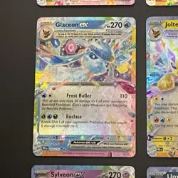 Pokemon Prismatic Evolutions Eeveelution ex Complete Set of 9 English | NM - Image 5