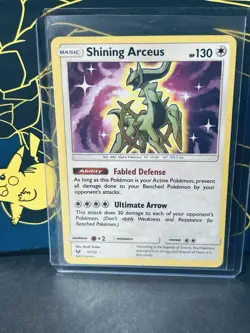 Shining Arceus 57/73 Shining Legends Holo Rare Pokemon Card NM - Image 1
