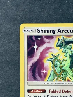 Shining Arceus 57/73 Shining Legends Holo Rare Pokemon Card NM - Image 4