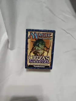 MTG URZA'S SAGA Tombstone Theme Deck box NO CARDS Magic The Gathering Empty - Image 1