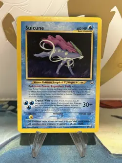 Suicune 27/64 Pokemon Neo Revelation Unlimited Rare Card WOTC MP - Image 1