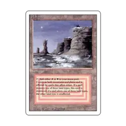WOTC MtG 3rd Ed Plateau (R) EX- - Image 1