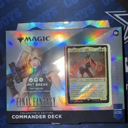 MTG Final Fantasy Cloud Collector’s Edition Limit Break Commander Deck BRAND NEW - Image 1