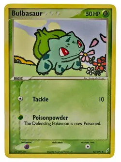 Bulbasaur 45/100 Common Non Holo EX Crystal Guardians NM+ With eBay Shipping - Image 3