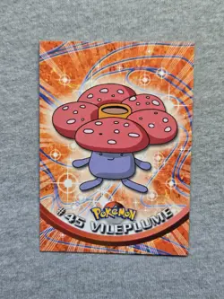 Vileplume #45 1999 Topps Pokemon TV Animation Edition Series 1 Blue Logo - Image 1