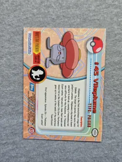 Vileplume #45 1999 Topps Pokemon TV Animation Edition Series 1 Blue Logo - Image 2
