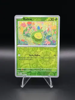 2025 Pokemon Prismatic Evolutions - BUDEW 004/131 - Reverse Holo - Image 1