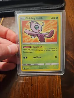 Pokemon TCG 2017 Sun And Moon Shining Celebi Promo - Image 1