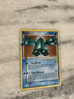 2006 Pokemon GOLD STAR EX Legend Maker SHINY Regice 90/92 Holo Foil Rare - Image 1