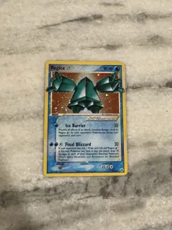 2006 Pokemon GOLD STAR EX Legend Maker SHINY Regice 90/92 Holo Foil Rare - Image 3